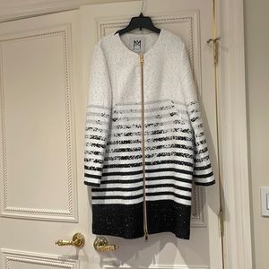 Milly long tweed coat